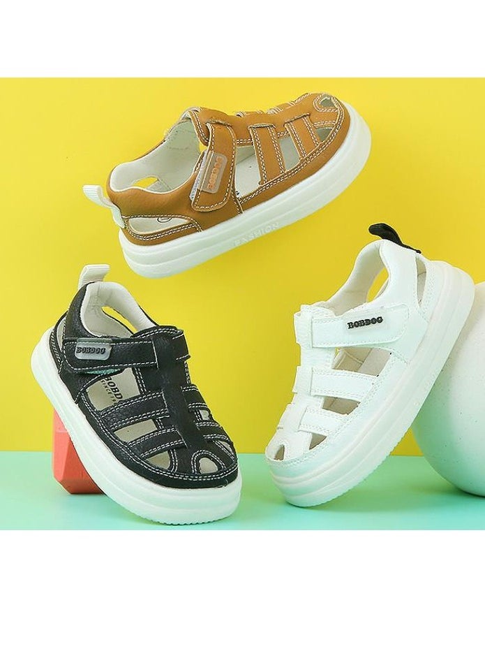BOBDOG - Small And Medium-Sized Boys' Toe Cap Sandals Functional Walking Shoes - Image 1