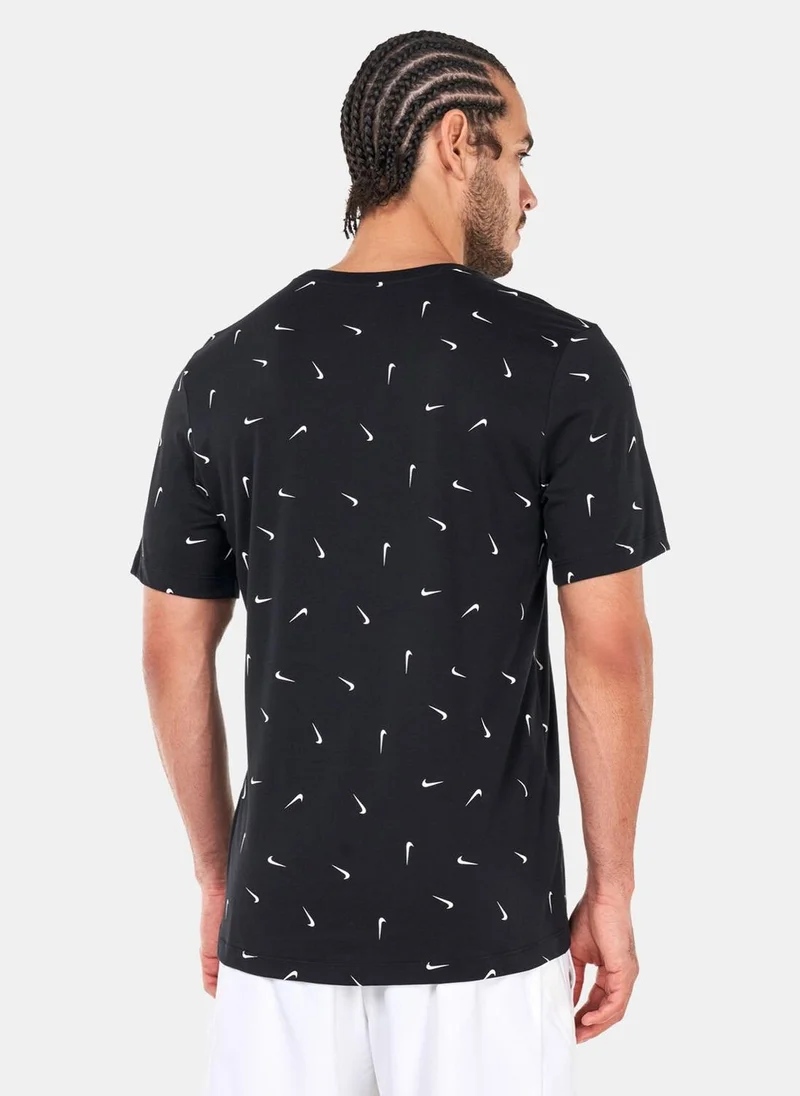 Nike Men's Sportswear Club Allover Print T-Shirt