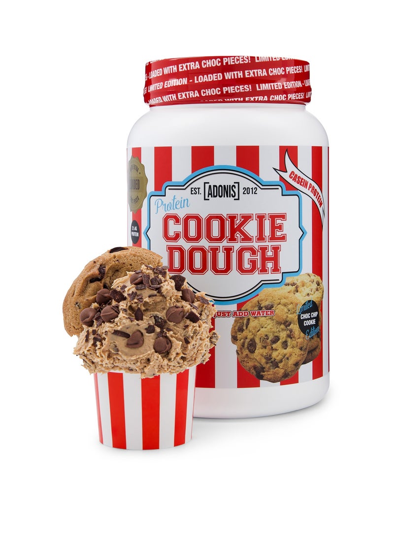 آدونیس بسكويت أدونيس البروتيني بنكهة عجينة الكوكيز ورقائق الشوكولاتة، 1 كجم - Image 1