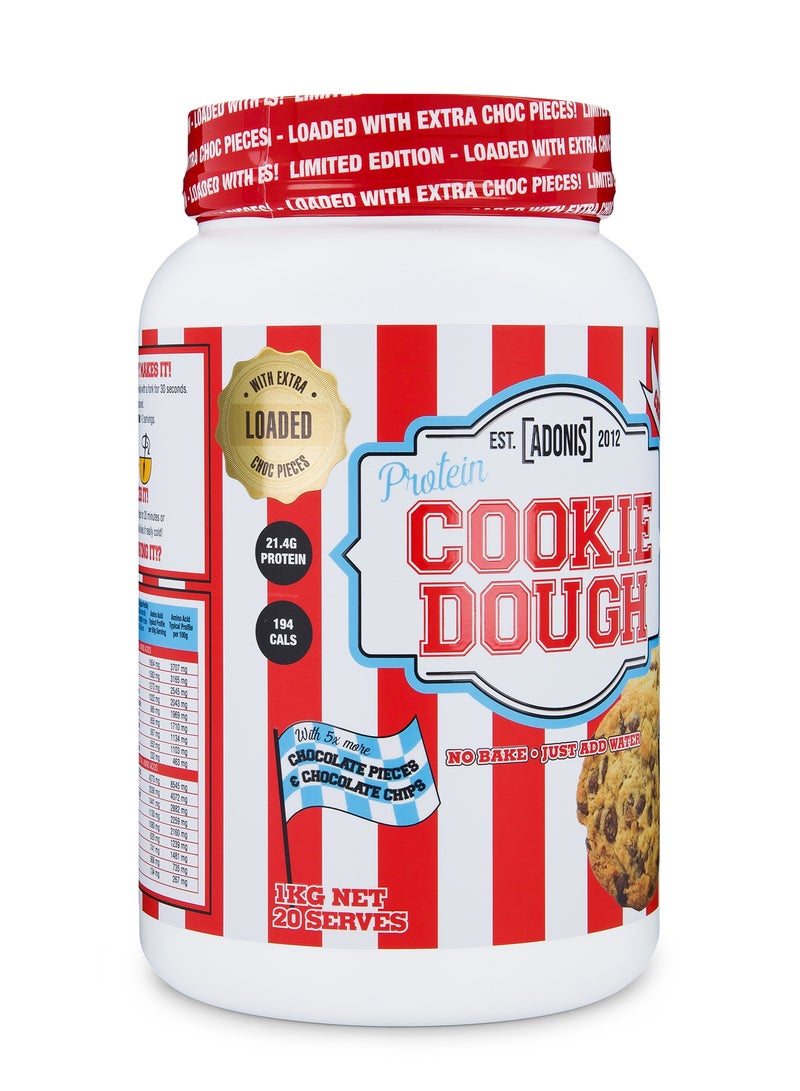 آدونیس بسكويت أدونيس البروتيني بنكهة عجينة الكوكيز ورقائق الشوكولاتة، 1 كجم - Image 4