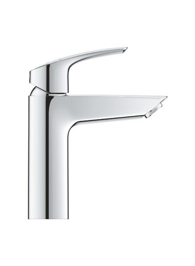 GROHE Eurosmart Single Lever Basin Mixer, Chrome – Bathroom Sink Faucet with Water-Saving Technology, German Engineering - Image 1