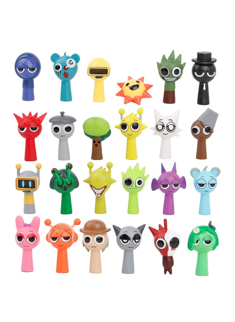 24pc Sprunki Action Figures Sprunkies Game Sprunky Toy  - Image 1