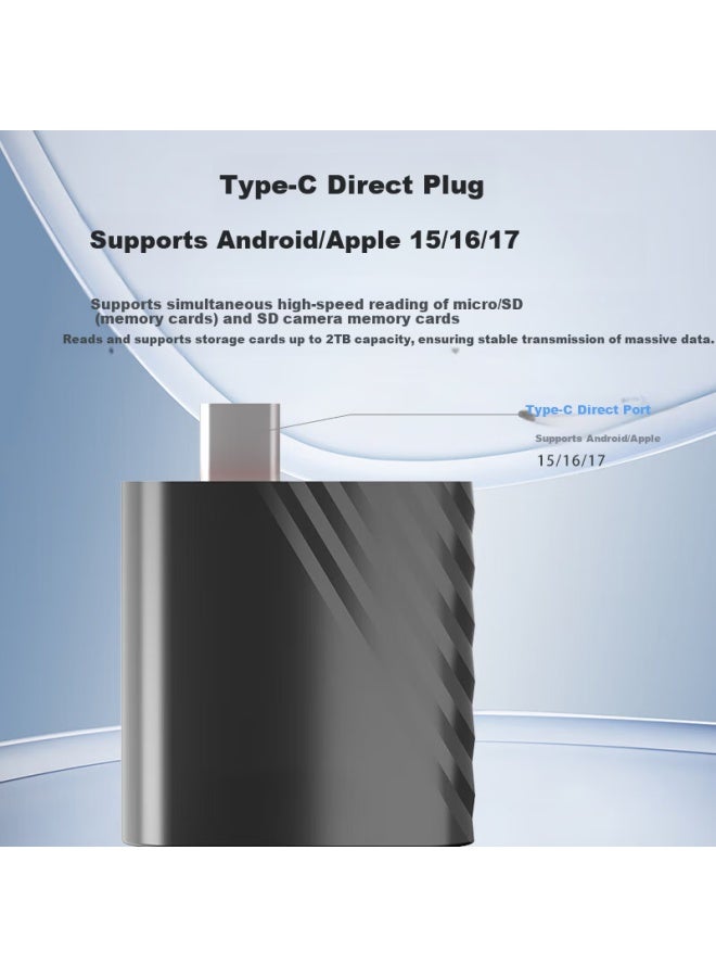Linkstone Liantuo Type-c Usb 3.0 High-speed Card Reader Sd/tf Usb Multifunctional Adapter For Tablet/phone/apple 17/16 Sports Camera Drone Ccd Surveillance - Image 1