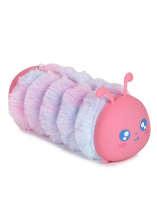 SAMVARDHAN Cute Animal Plush Pencil Case for Kids and Girls - Soft and Adorable Caterpillar, Unicorn, and Bear Design, School Supplies (Pink) - pzsku/Z683CB5E7357EBE47CB9AZ/45/1743077037/adf62323-8b57-46e3-a152-2a6c6ed5b2bb