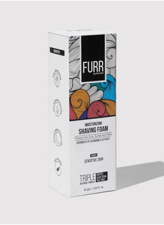 Furr FURR Moisturizing Shaving Foam for Women, Enriched with Aloe vera, Vitamin E and Tea Tree Oil, and Anti Bacterial Properties For Sensitive Skin - 65 gm  - Image 2
