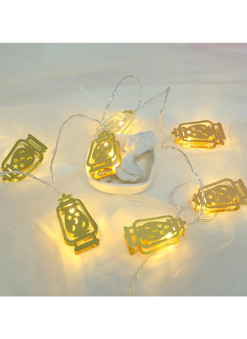 co arma A chain of golden lamps suitable for Ramadan, 120 cm  - Image 2