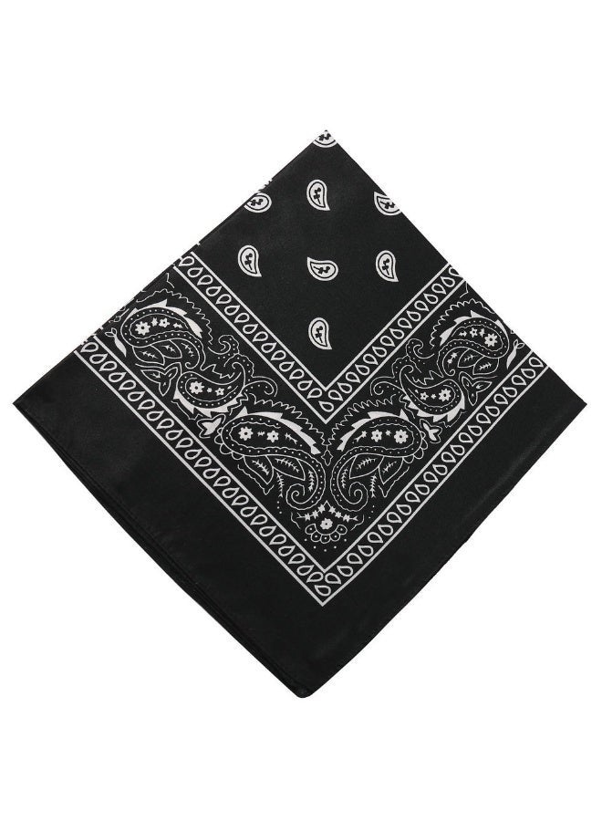 Beauenty Vintage Printed Headscarf Black - Image 1