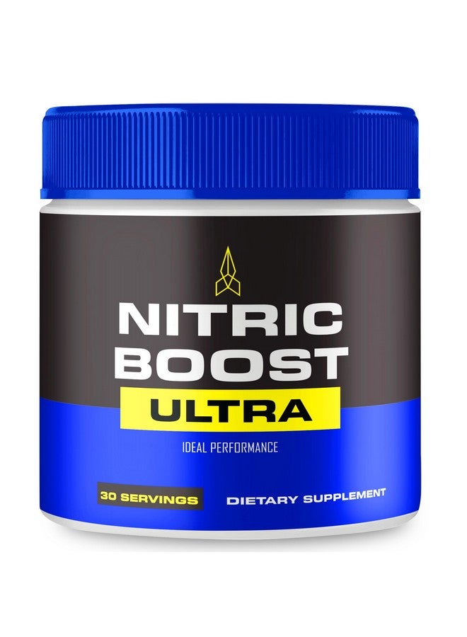 IDEAL PERFORMANCE Nitric Boost Ultra Powder, NitricBoost Official Formula to Support Energy Levels and Blood Flow - Maximum Strength, Nitric Booster Ultra BCAA, NitricBoost Ultra Powder Support Reviews (1 Pack) - Image 1