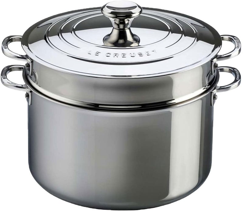 Le Creuset Le Creuset Tri-Ply Stainless Steel 9 Quart Stockpot  - Image 1