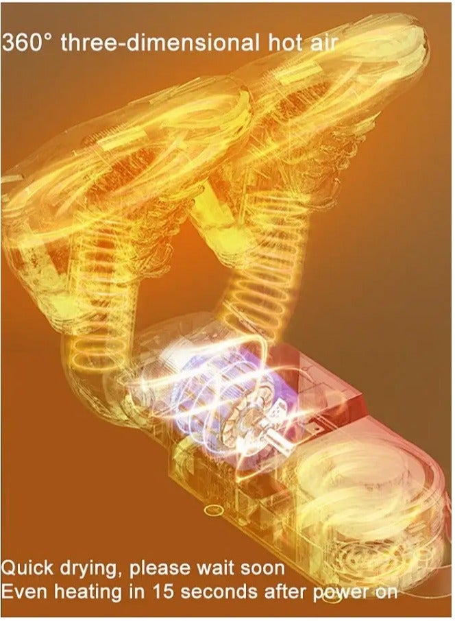 APEX Shoe dryer,Boot Dryer for Work Boots,Boot Dryer,Glove Dryer,with Smart Timer,Auto Off Timer, Folding Design and Smart Panel,for Work Boots, Gloves, Hats, Socks, Ski Boots - Image 2