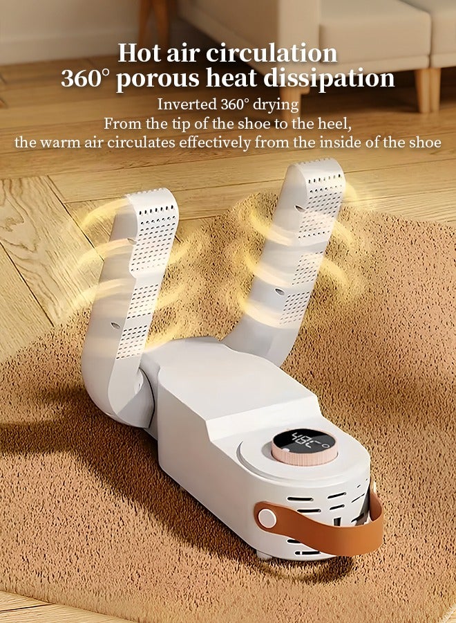 APEX Shoe dryer,Boot Dryer for Work Boots,Boot Dryer,Glove Dryer,with Smart Timer,Auto Off Timer, Folding Design and Smart Panel,for Work Boots, Gloves, Hats, Socks, Ski Boots - Image 4