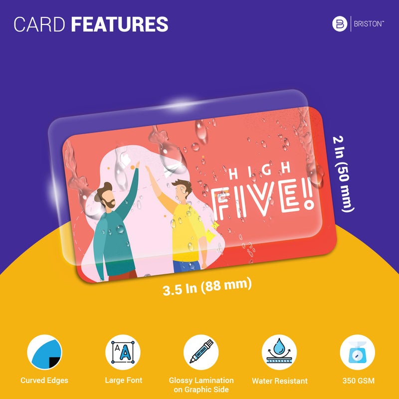 Briston Kudos Appreciation Cards for Employees Teachers Students â€“ 70 Thank You Recognition Cards for Workplace School Office â€“ Motivational Encouragement Notes Kudos Series Gift Set - Image 5