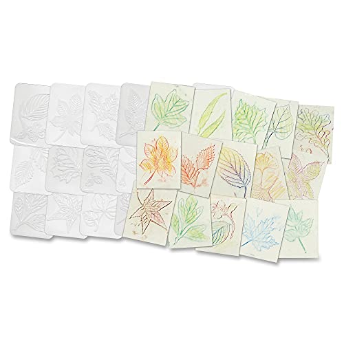 Roylco Leaf Rubbing Plates - Image 1