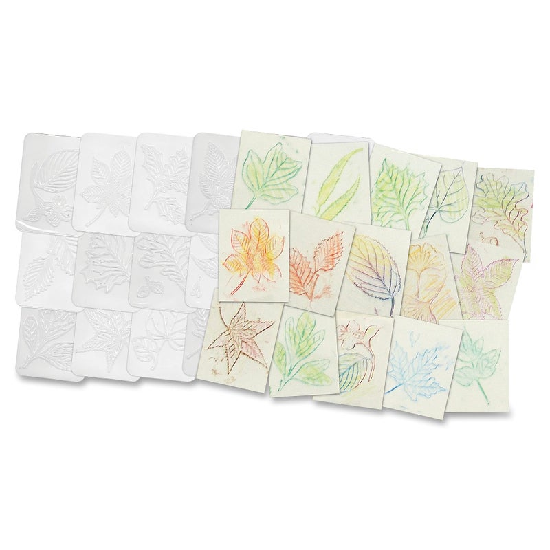 Roylco Leaf Rubbing Plates - Image 3