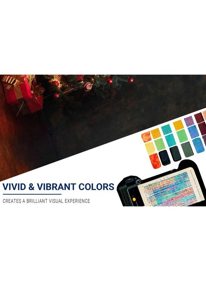 Allenjoy 5x7ft Vintage Christmas Tree Backdrop Rustic Wall Sparkle Stars Winter Holiday Xmas Photography Background for Portrait Pictures Family Party Decorations Photo Booth Studio Props - Image 5