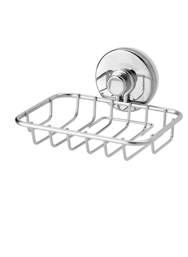 صحن صابون مع كوب شفط مطلي بالزنك - Image 3