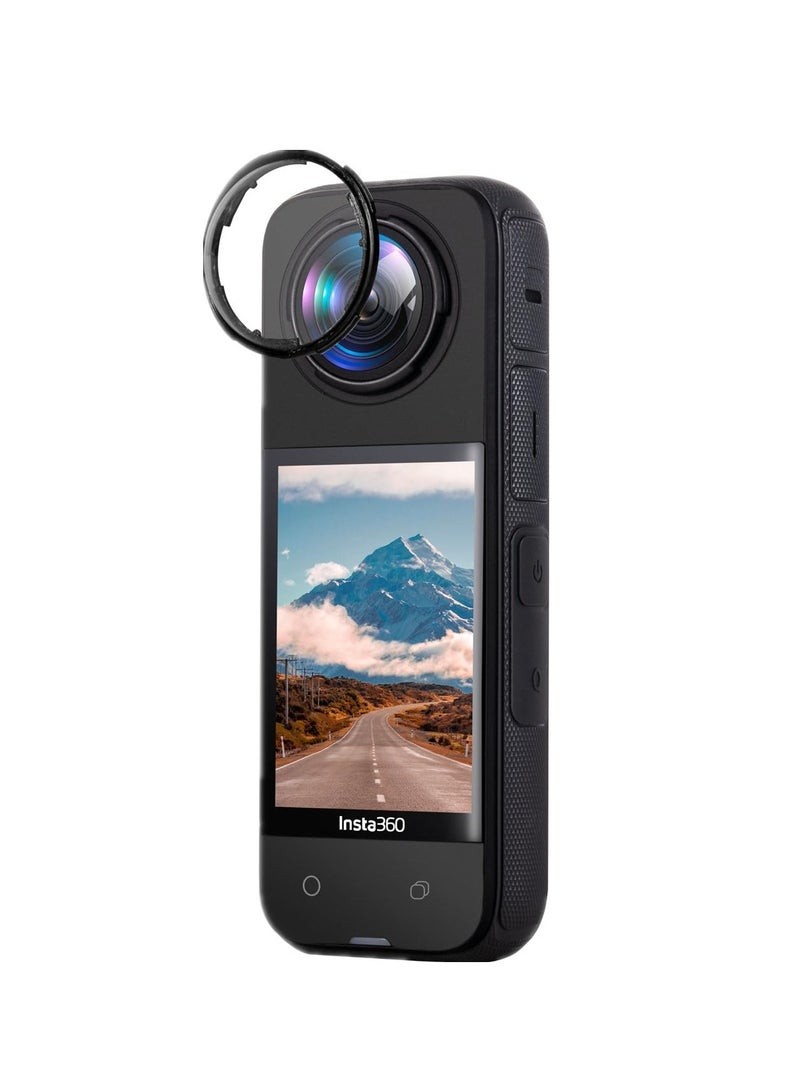 Rotary Standard Lens Guards Protective Cover Compatible with Insta360 X4 PC Lens Protector Cap Cover Case for Insta360 X4 Camera Accessories  - Image 4