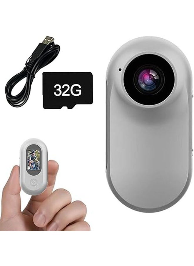 General Thumb Action Camera, 1080p Mini High Transparency Action Camera with Screen, HD 1080p Thumb Action Camera, Outdoor Waterproof Action Camera  - Image 1