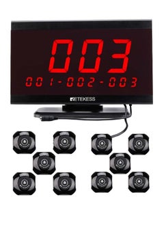 Retekess A wireless calling system for calling restaurants and cafes and requesting payment, with 10 pieces of a wireless call button for calling employees in restaurants and cafes and requesting payment.  - Image 1