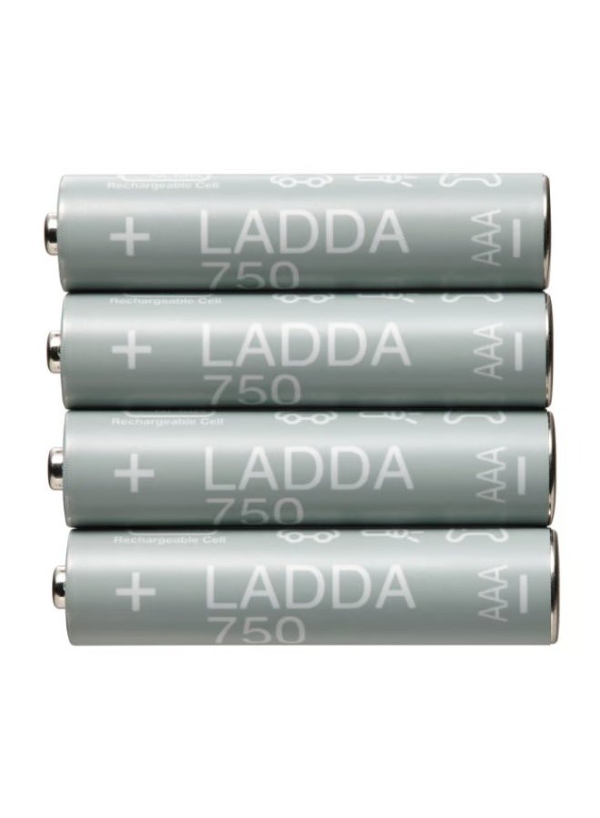 LADDA Rechargeable battery, HR03 AAA 1.2V, 750mAh - Image 1