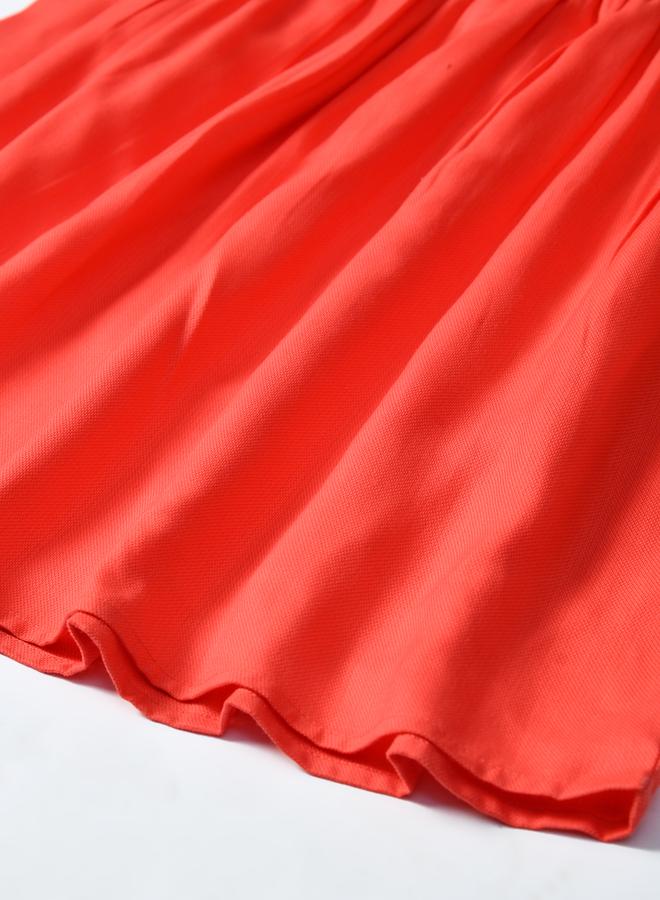 بيلا مودا فستان بيلا مودا بأكمام بالون مطرزة بطول الركبة - Image 5