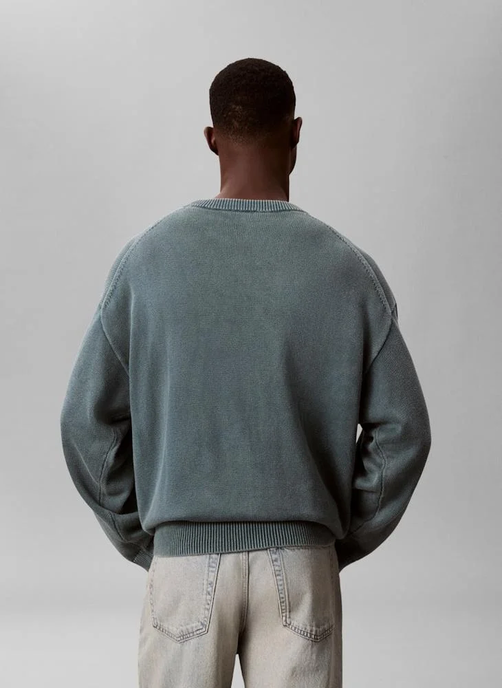 Calvin Klein Jeans Crew Neck Long Sleeve Sweater