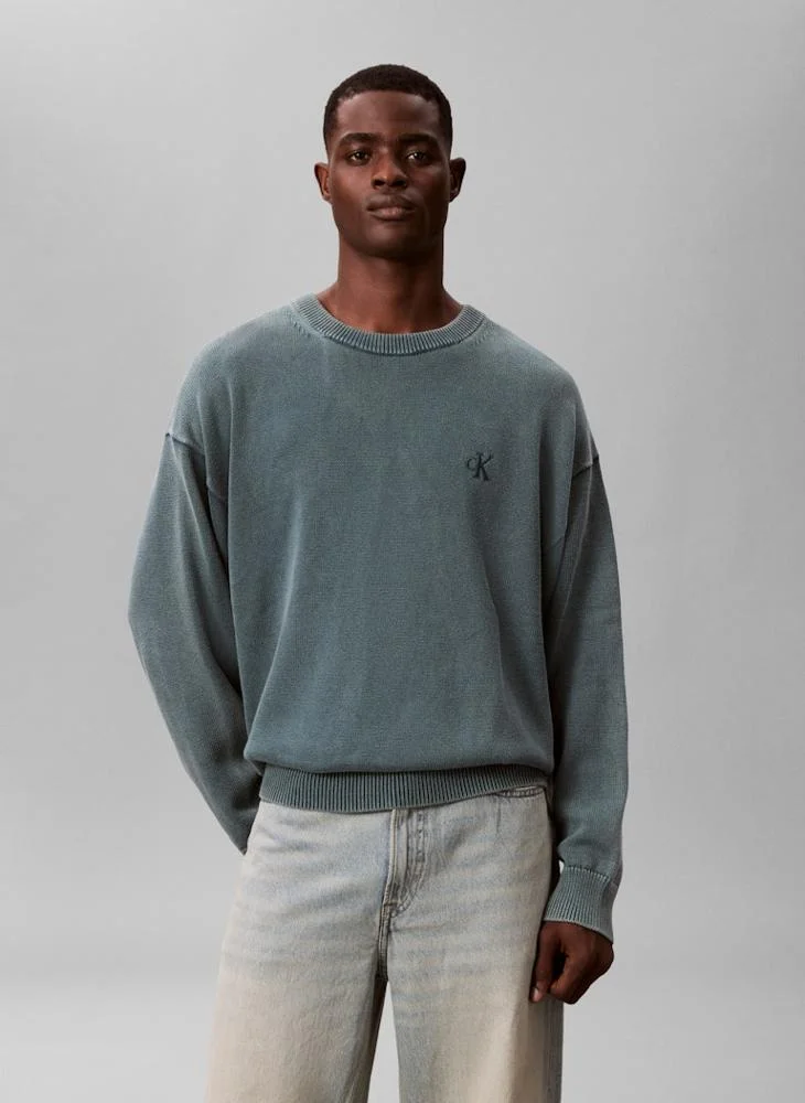 Calvin Klein Jeans Crew Neck Long Sleeve Sweater