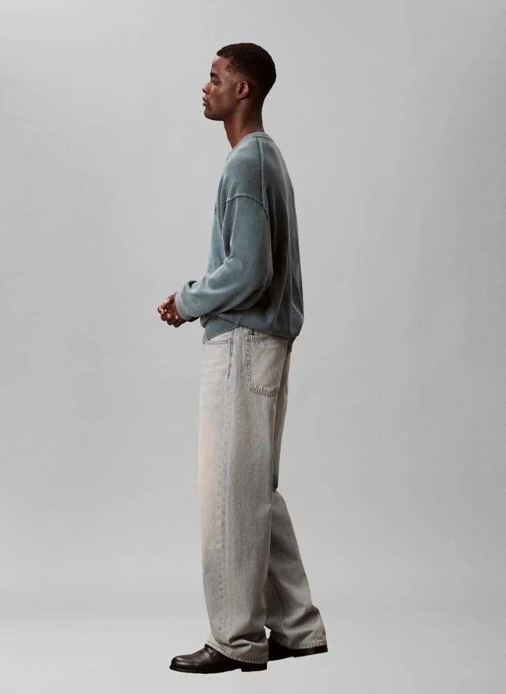 Calvin Klein Jeans  Crew Neck Long Sleeve Sweater for Men | Best Price UAE