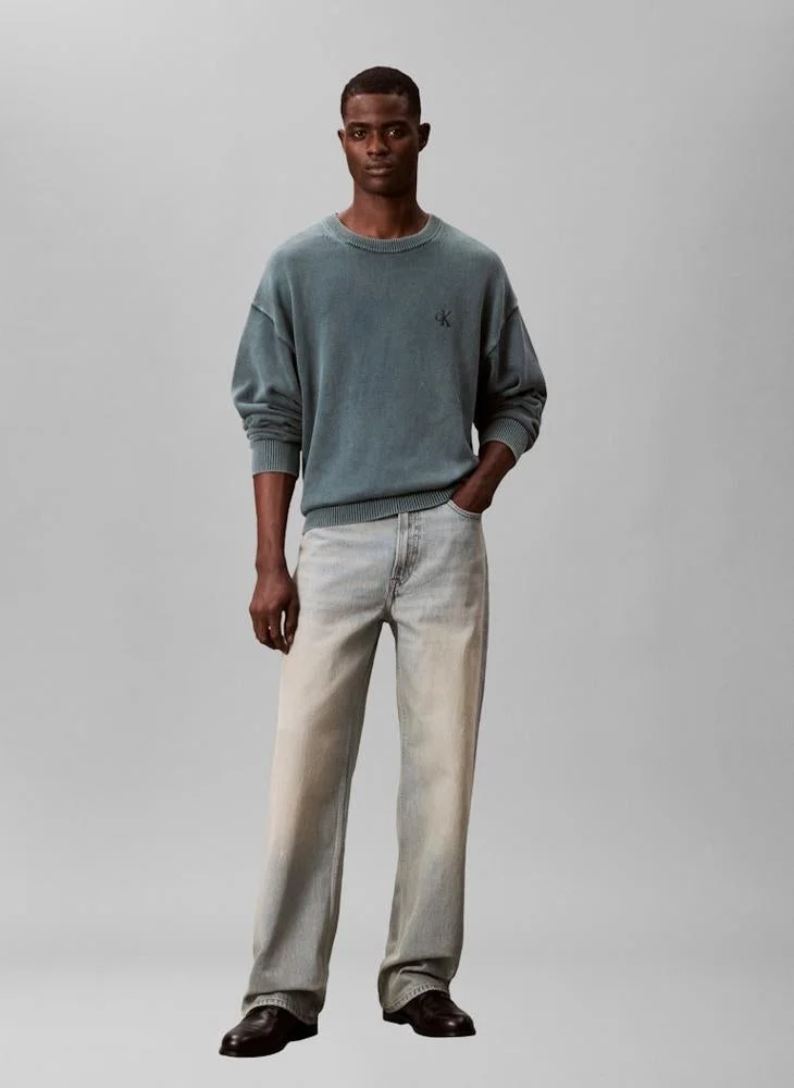 Calvin Klein Jeans  Crew Neck Long Sleeve Sweater for Men | Best Price UAE