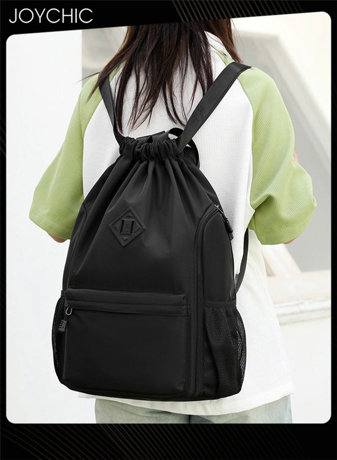Joychic Sports Drawstring Backpack String Swim Gym Bag for Men Women Waterproof Large Capacity Outdoor Sports Bag - Image 1