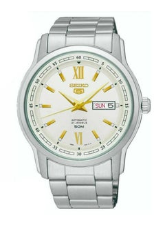 Seiko 5 Automatic White Dial Stainless Steel Men's Watch SNKP15K1  - Image 1
