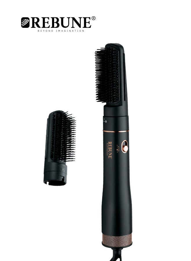 REBUNE Pack Of 2 Hair Dryer With Modern Design Black/Gold - Image 4