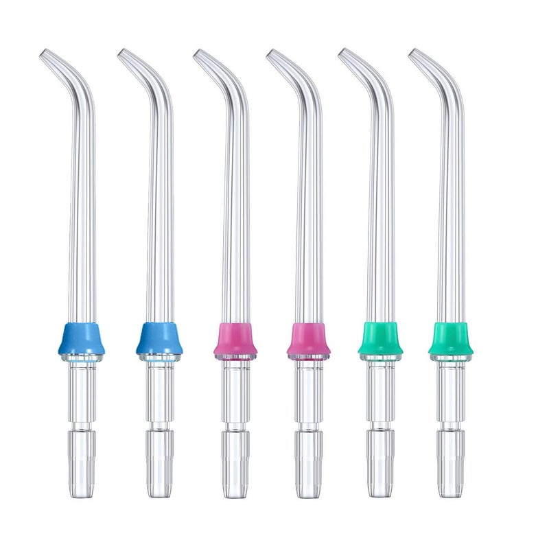 Ronsit Replacement Classic Jet Tips Compatible with Waterpik Water Flossers and Other Brand Oral Irrigators, Flosser Refill Replacement Heads, Classic Jet Nozzle Accessories (6-Pack) - Image 1