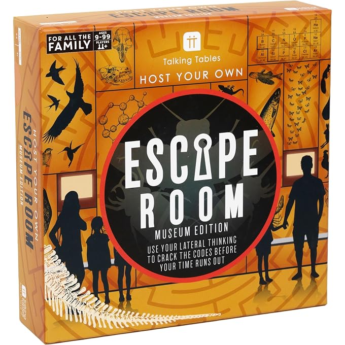 Talking Tables Museum Themed Escape Room Game for Kids | Solve Unique Puzzles and Codes to Find The Exit in Time! Interactive Family Games Night, Age 9+, 2+4 Players, Ideal Gift for Boys and Girls - Image 1