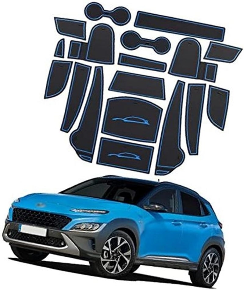 Wivplex Non-Slip Mat Set for Hyundai Kona 2022 - Image 1