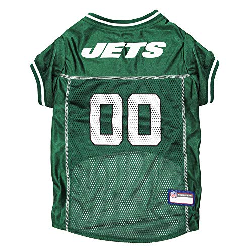Pets First NFL NEW YORK JETS DOG Jersey, X-Small - Image 1