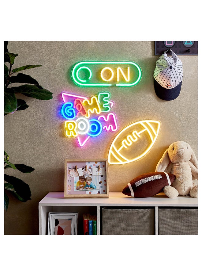 Home Box Arcade On LED Neon Light with 2m USB Cable 42 x 15.5 x 1.6 cm  - Image 5