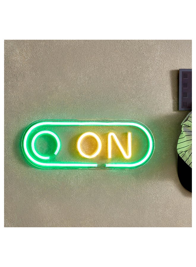 Home Box Arcade On LED Neon Light with 2m USB Cable 42 x 15.5 x 1.6 cm  - Image 2
