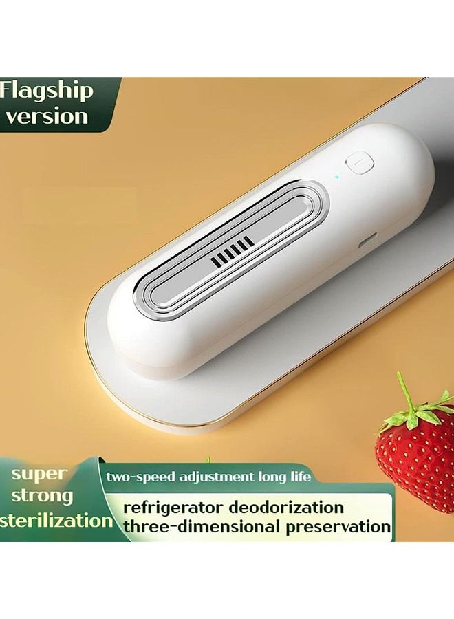ISank Fridge Deodorizer,USB Portable Rechargeable O3 Refrigerator Odor Smell Eliminator,Refrigerator Deodorizer for Fridge Car Closet Wardrobe,Alternatives to Baking Soda and Charcoal Bags  - Image 2