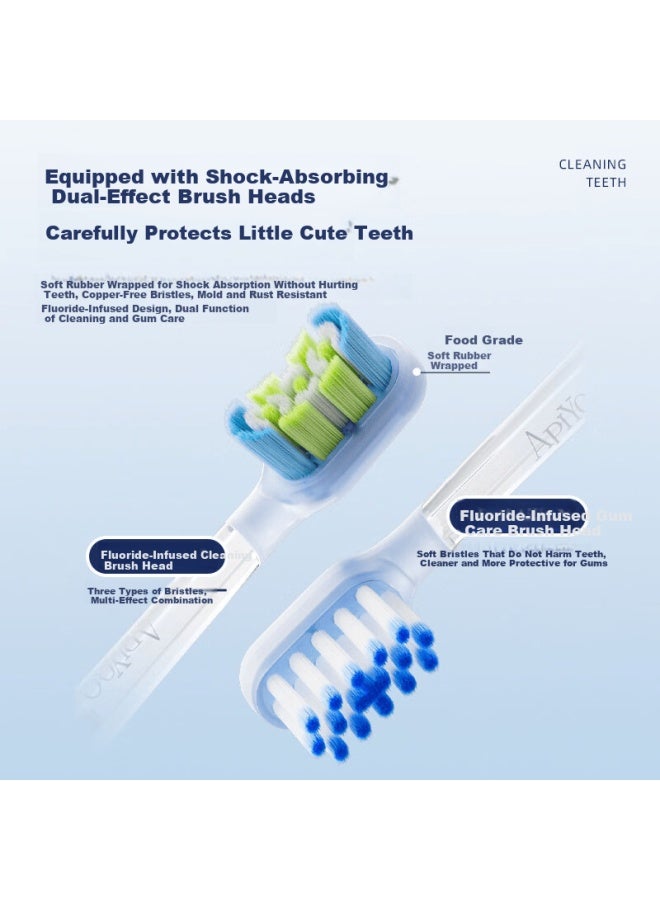 Apiyoo A9pro-f Ultraman Children's Electric Toothbrush Sterilization Set With Voice Reminder, Leak Prevention, And Brushing Reminder For Boys And Girls Aged 3-6 Holiday Birthday Gift - Image 2