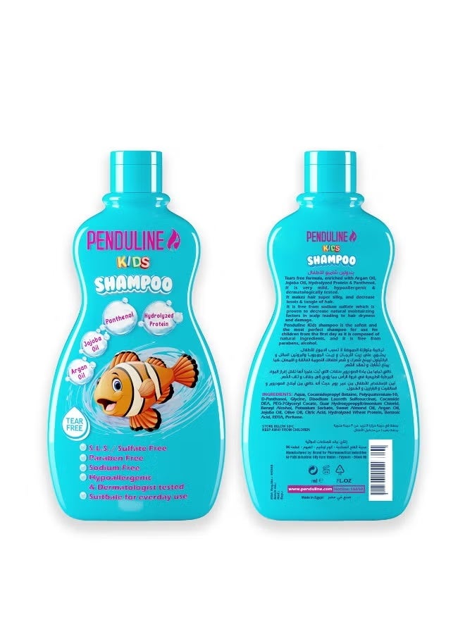 Penduline Kids Shampoo Blue | For Dry Hair | Gentle Cleansing & Frizz Control |Nourishing & Moisturizing |65 ML - Image 2