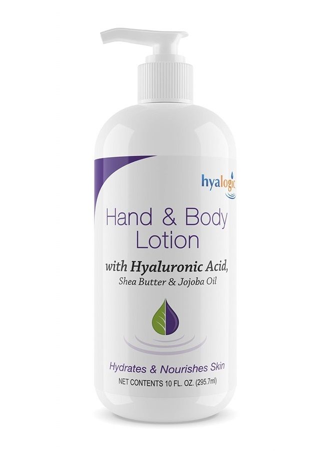Hyalogic Episilk Hyaluronic Acid Lotion: Renewing Hand and Body Lotion w/Hyaluronic Acid for Deeply Nourished Skin - Shea Butter & Jojoba Oil Infused, Body Hyaluronic Cream, Daily HA Lotion, 10 oz. - Image 1