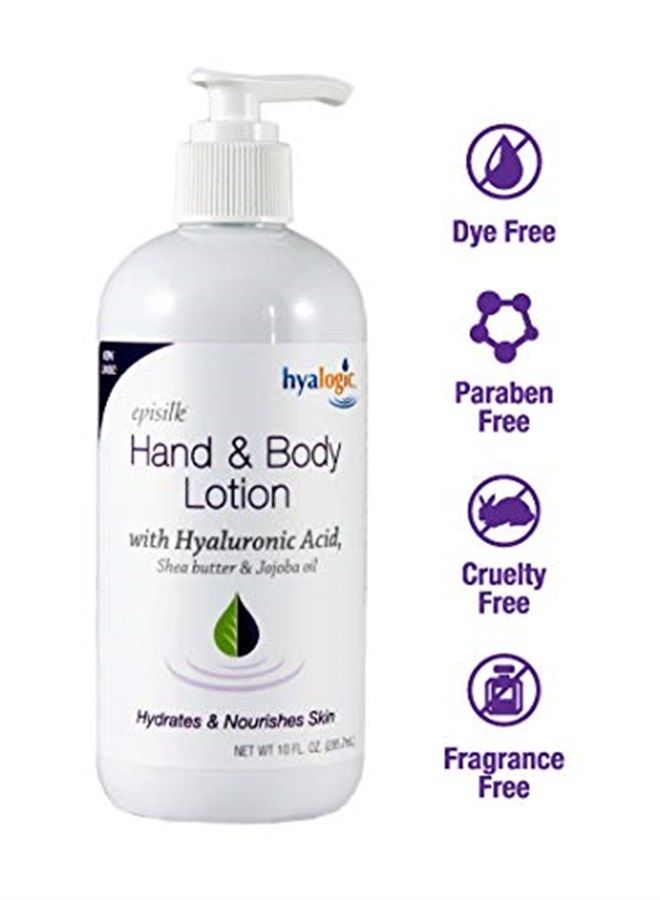 Hyalogic Episilk Hyaluronic Acid Lotion: Renewing Hand and Body Lotion w/Hyaluronic Acid for Deeply Nourished Skin - Shea Butter & Jojoba Oil Infused, Body Hyaluronic Cream, Daily HA Lotion, 10 oz. - Image 4