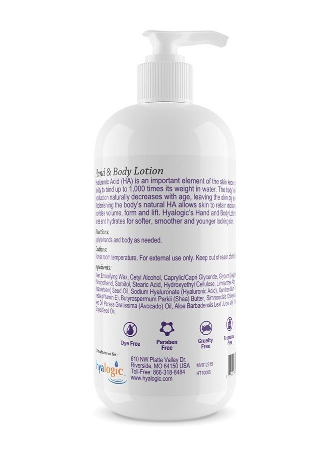 Hyalogic Episilk Hyaluronic Acid Lotion: Renewing Hand and Body Lotion w/Hyaluronic Acid for Deeply Nourished Skin - Shea Butter & Jojoba Oil Infused, Body Hyaluronic Cream, Daily HA Lotion, 10 oz. - Image 2