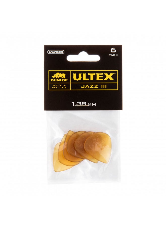 JIM DUNLOP Jim Dunlop Jazz III, 1.38mm, 6/Player's Pack  - Image 3