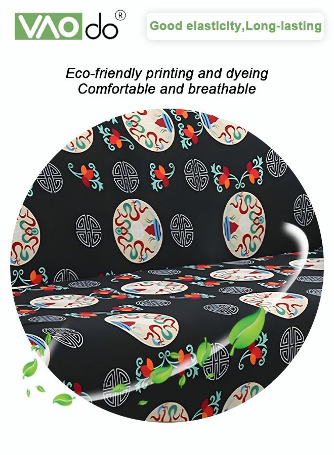 VAOdo High Elastic Sofa Cover 3-Seater Universal All Inclusive Sofa Cover Fine Soft Material Color Fastness High Elastic Belt Sofa Cover  - Image 3