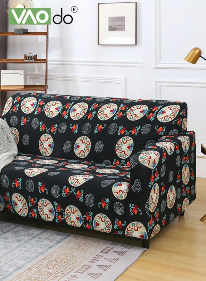 VAOdo High Elastic Sofa Cover 3-Seater Universal All Inclusive Sofa Cover Fine Soft Material Color Fastness High Elastic Belt Sofa Cover  - Image 5