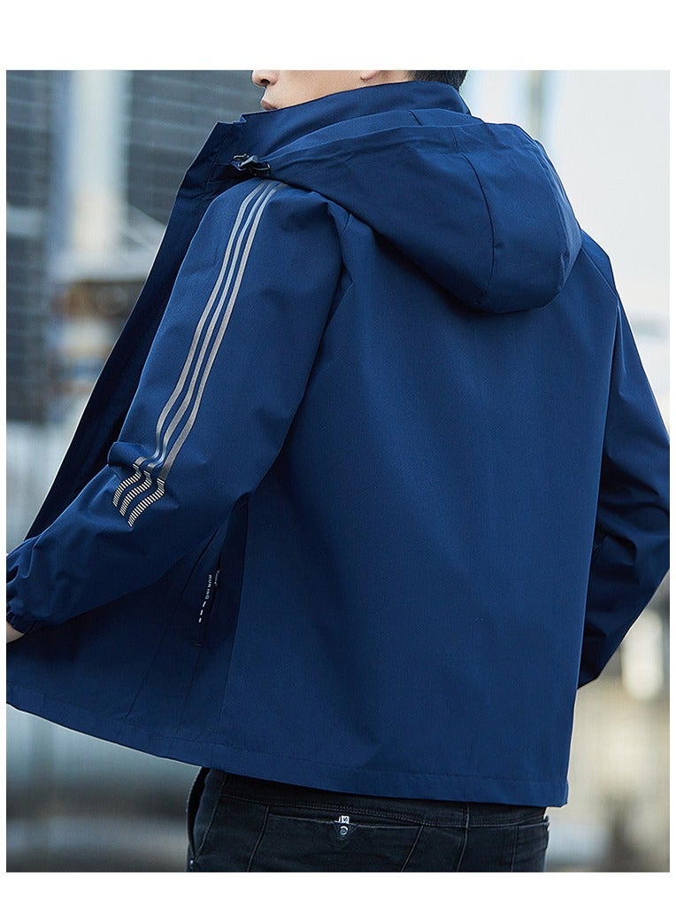 Fashionable Men's Windproof And Waterproof Outdoor Sports Hooded Jacket  - Image 4