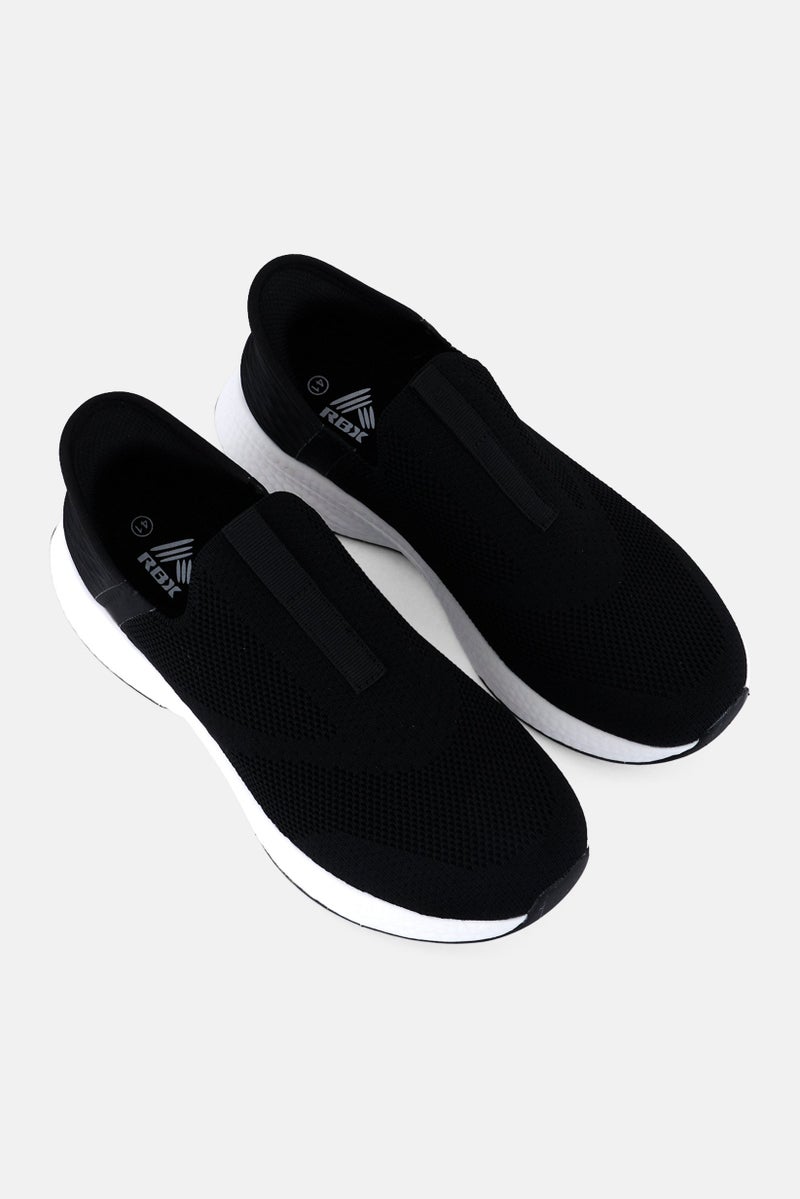 RBX Men Slip On Training Shoes, Black - Image 4