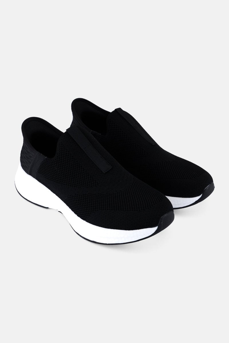 RBX Men Slip On Training Shoes, Black - Image 1